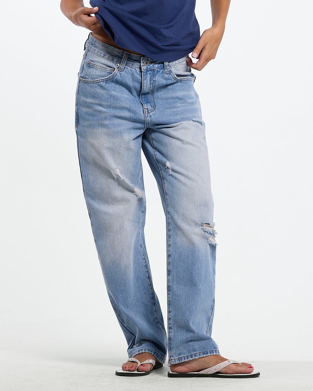 AFTERLIGHT V1 PANTS LIGHT DENIM - Cold Culture