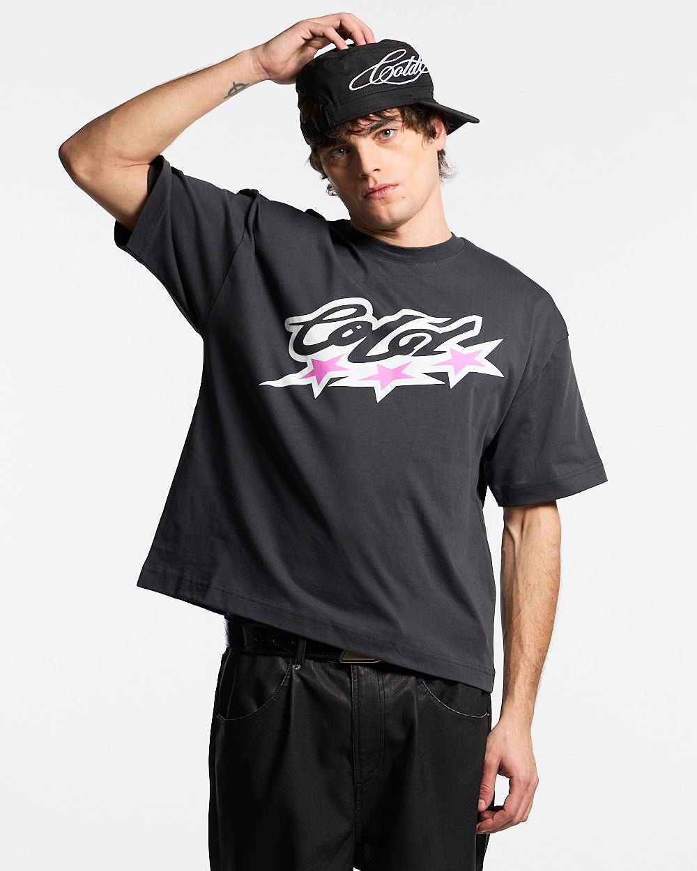 ALL STARS TEE DARK GREY - Cold Culture