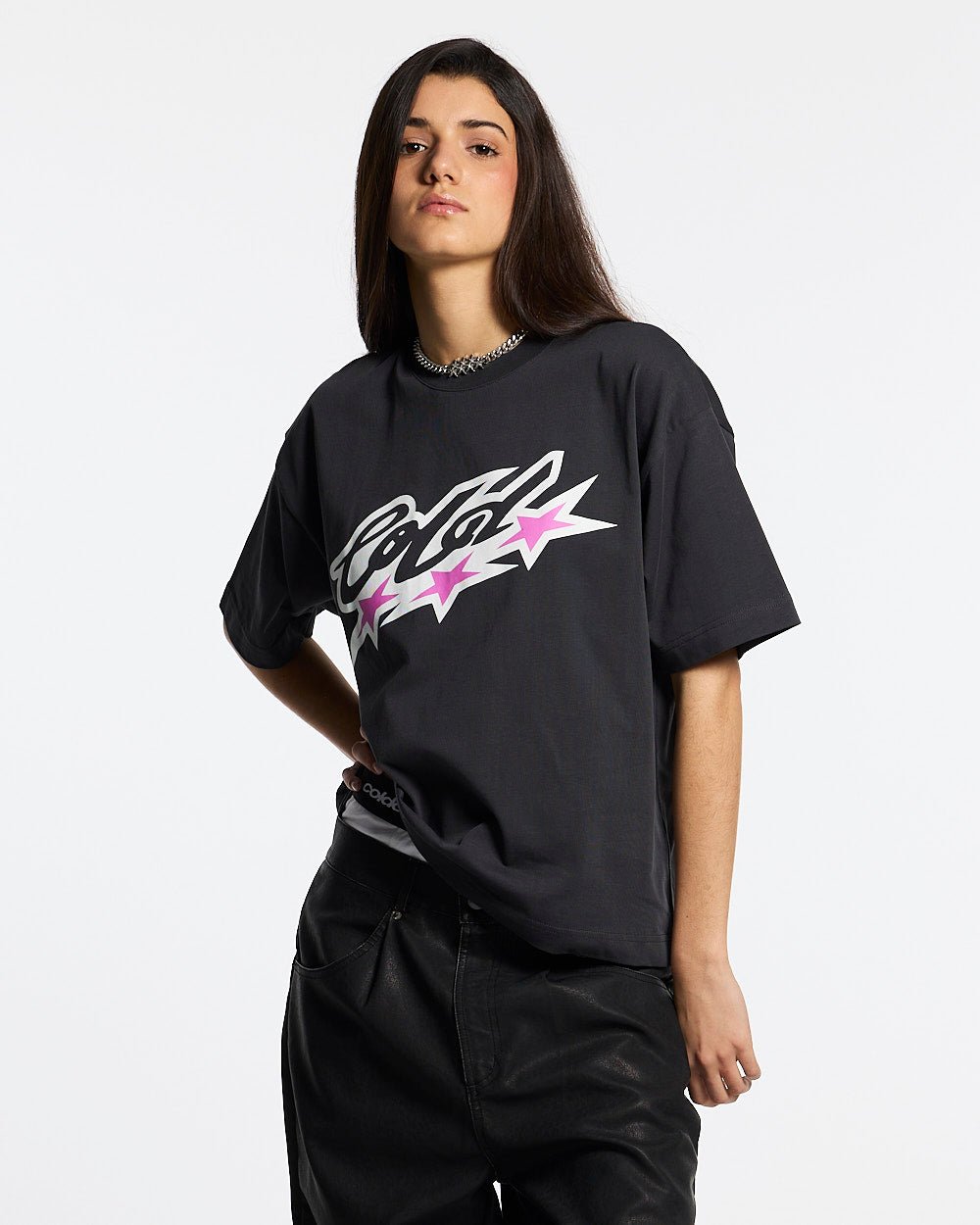 ALL STARS TEE DARK GREY - Cold Culture