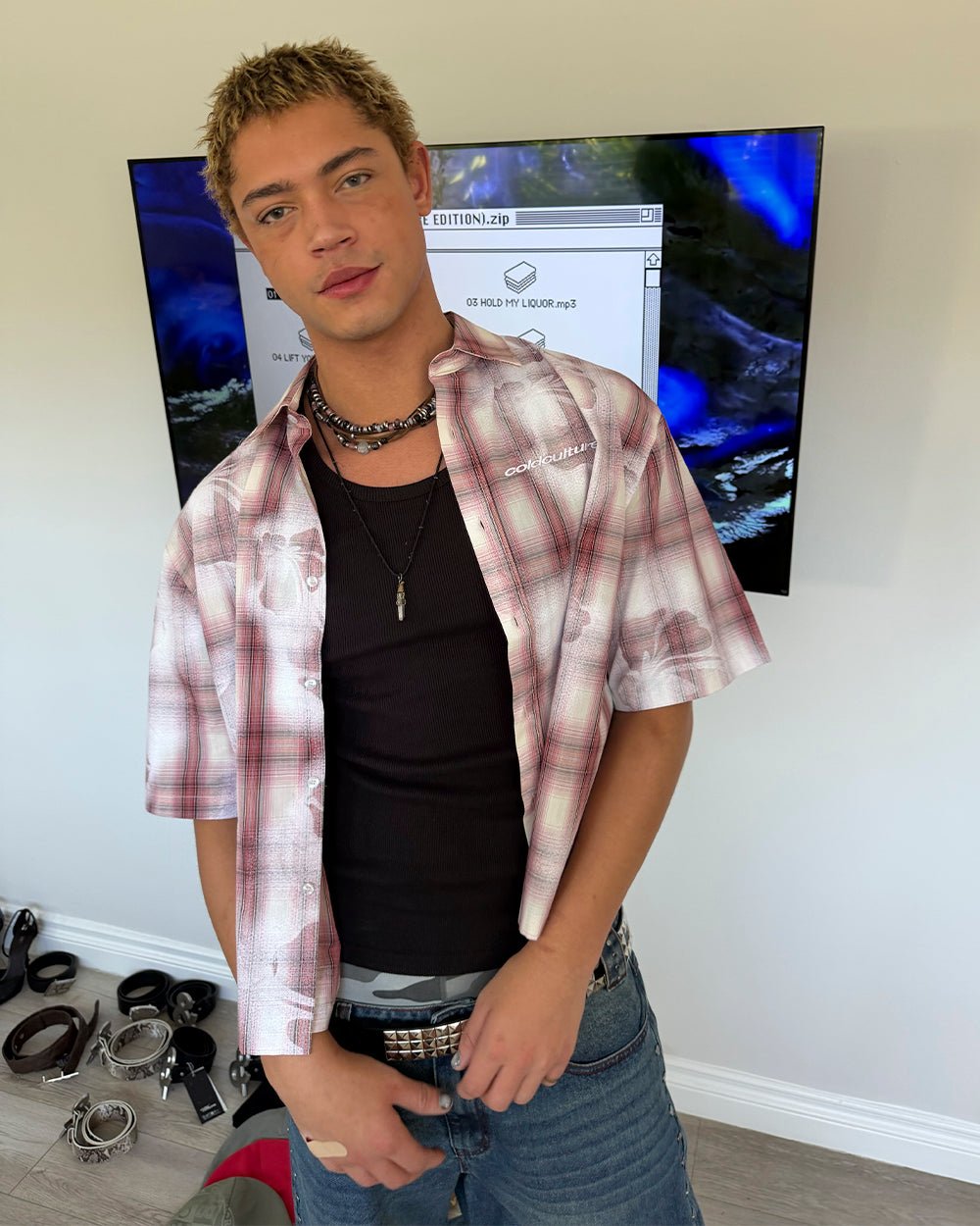 ALOHA SHIRT PINK - Cold Culture