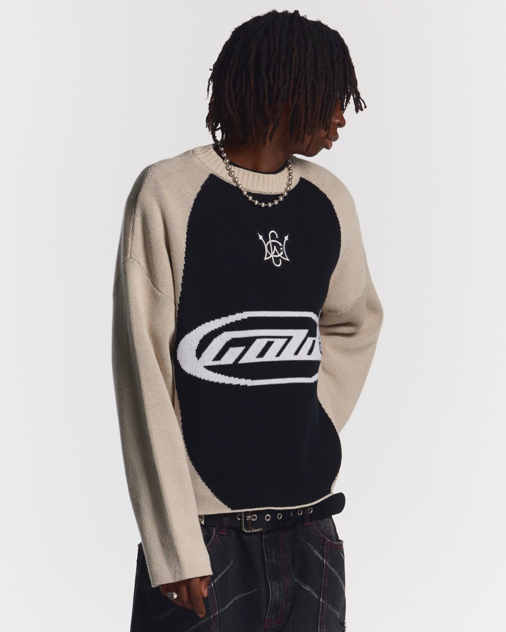 ALPHA KNIT BEIGE & BLACK - COLD CULTURE