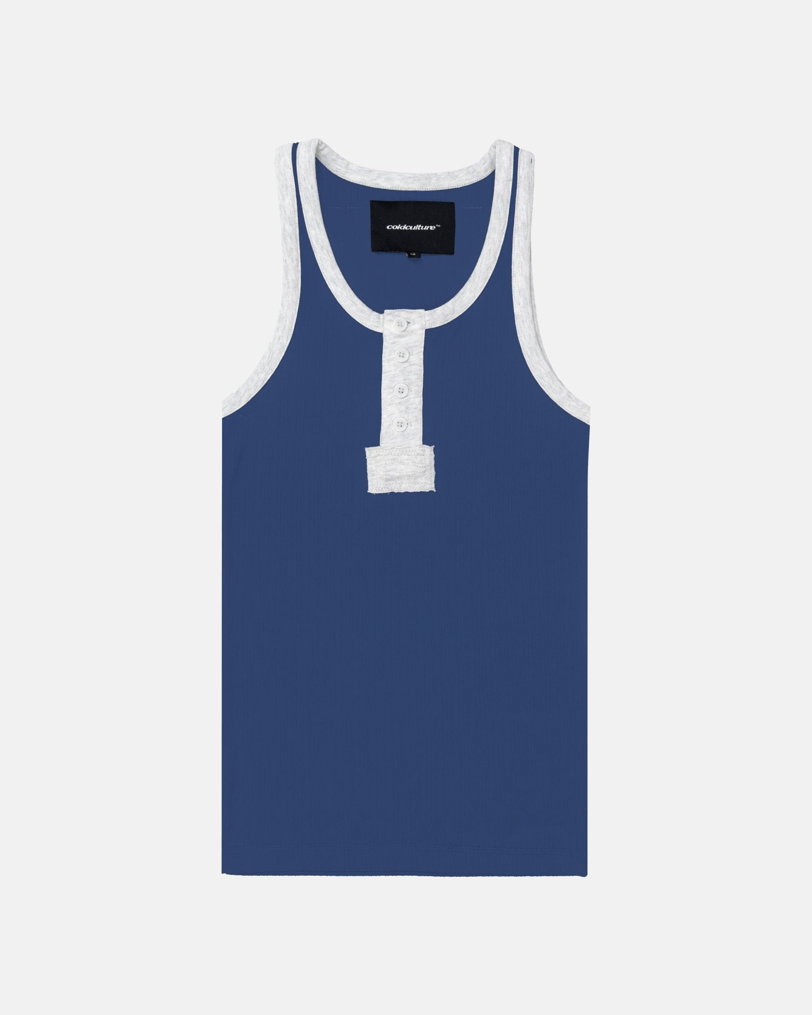 ALWAYS MOVING TANK TOP NAVY - Cold Culture