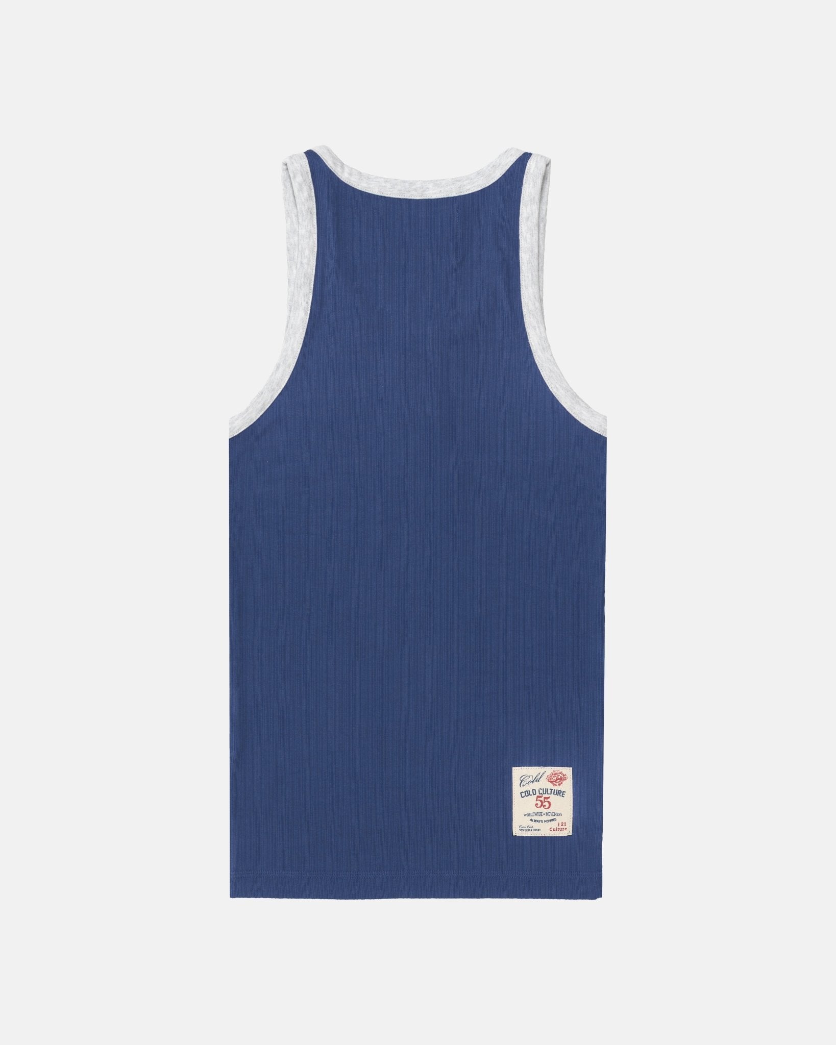 ALWAYS MOVING TANK TOP NAVY - Cold Culture