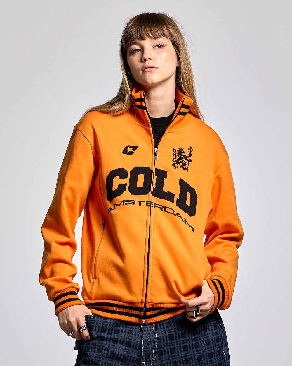 AMSTERDAM JACKET PERSIMMON ORANGE - COLD CULTURE