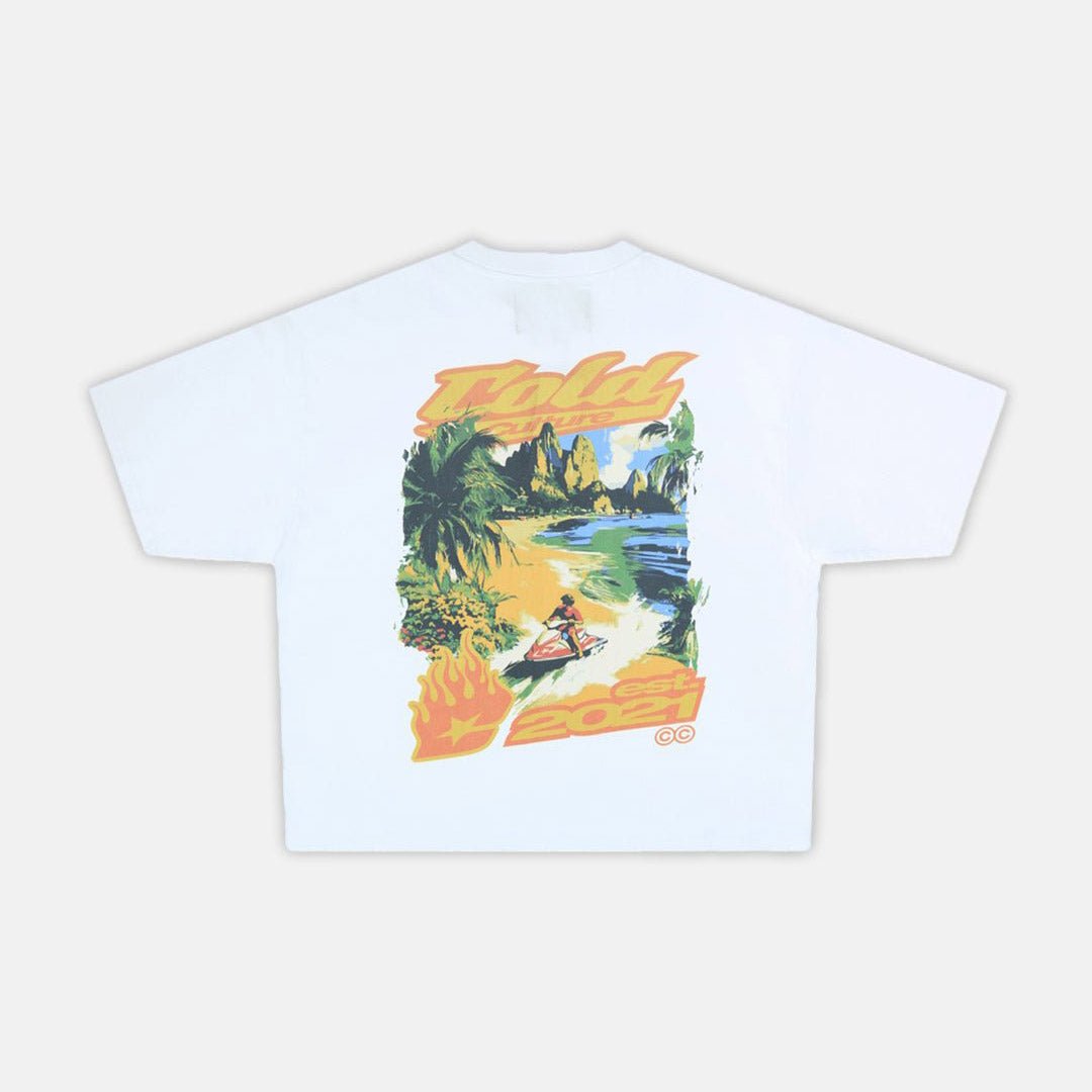 AQUATIC TEE WHITE - Cold Culture