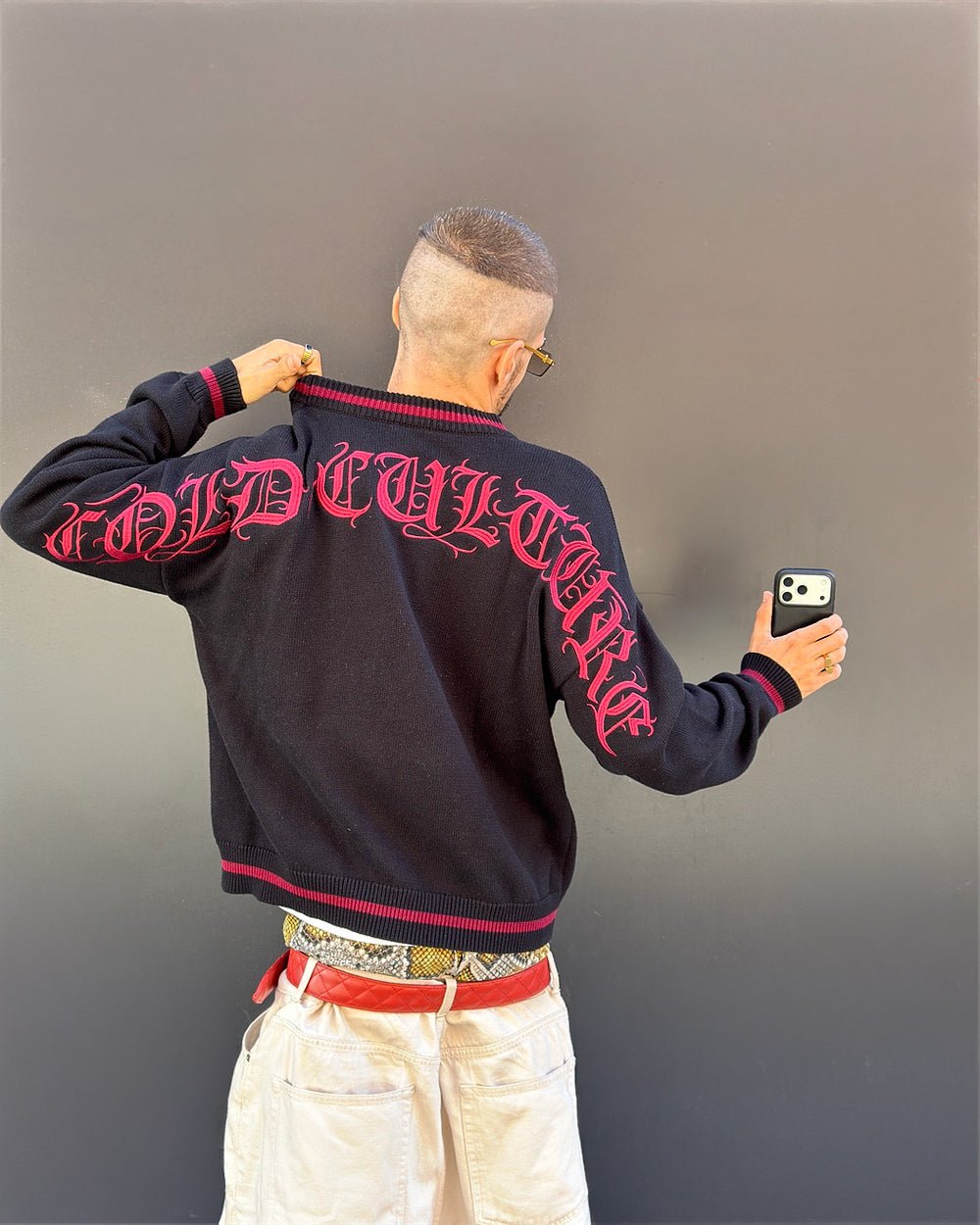 ARCHIVE GOTHIC KNIT BLACK - Cold Culture