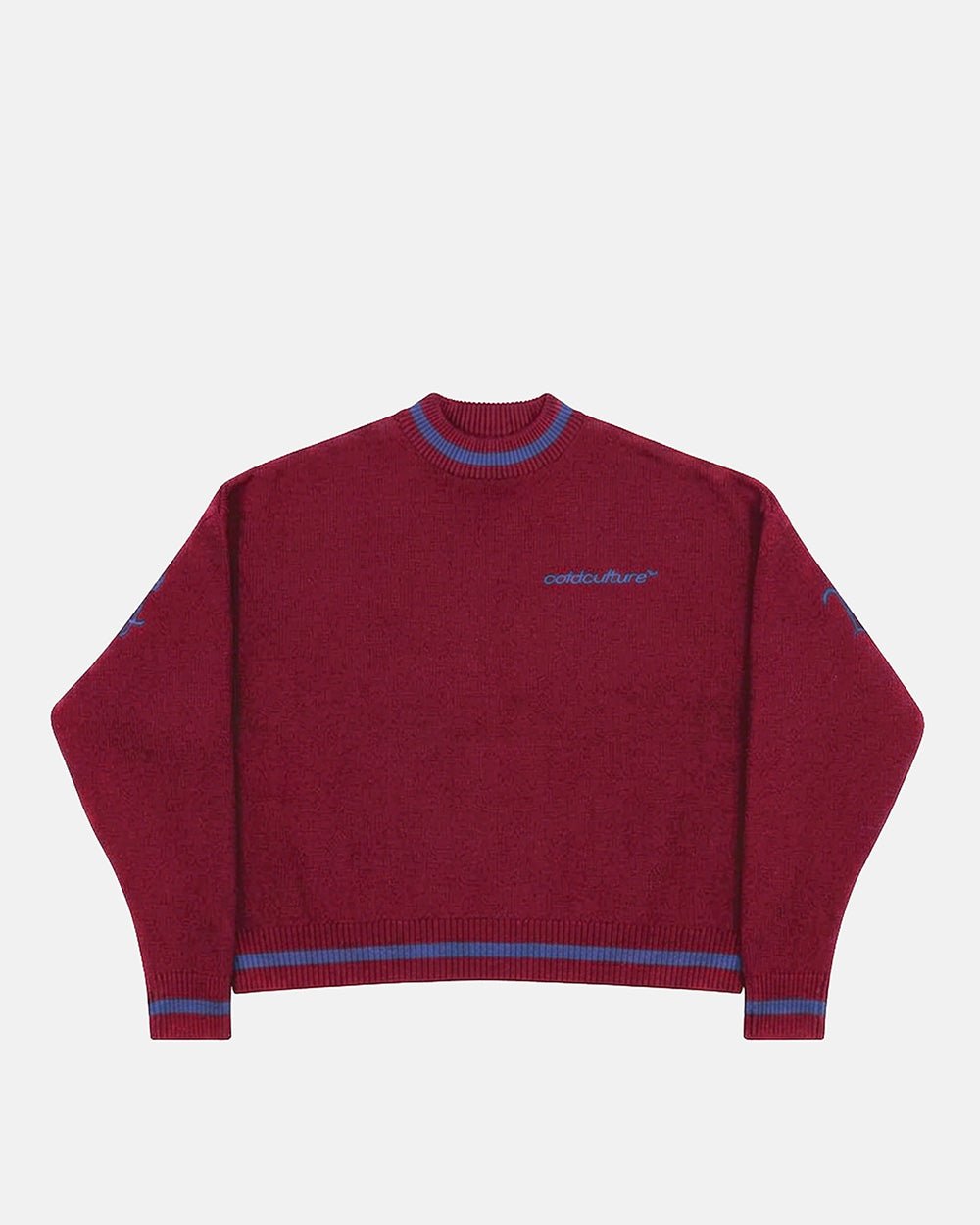 ARCHIVE GOTHIC KNIT RED - Cold Culture