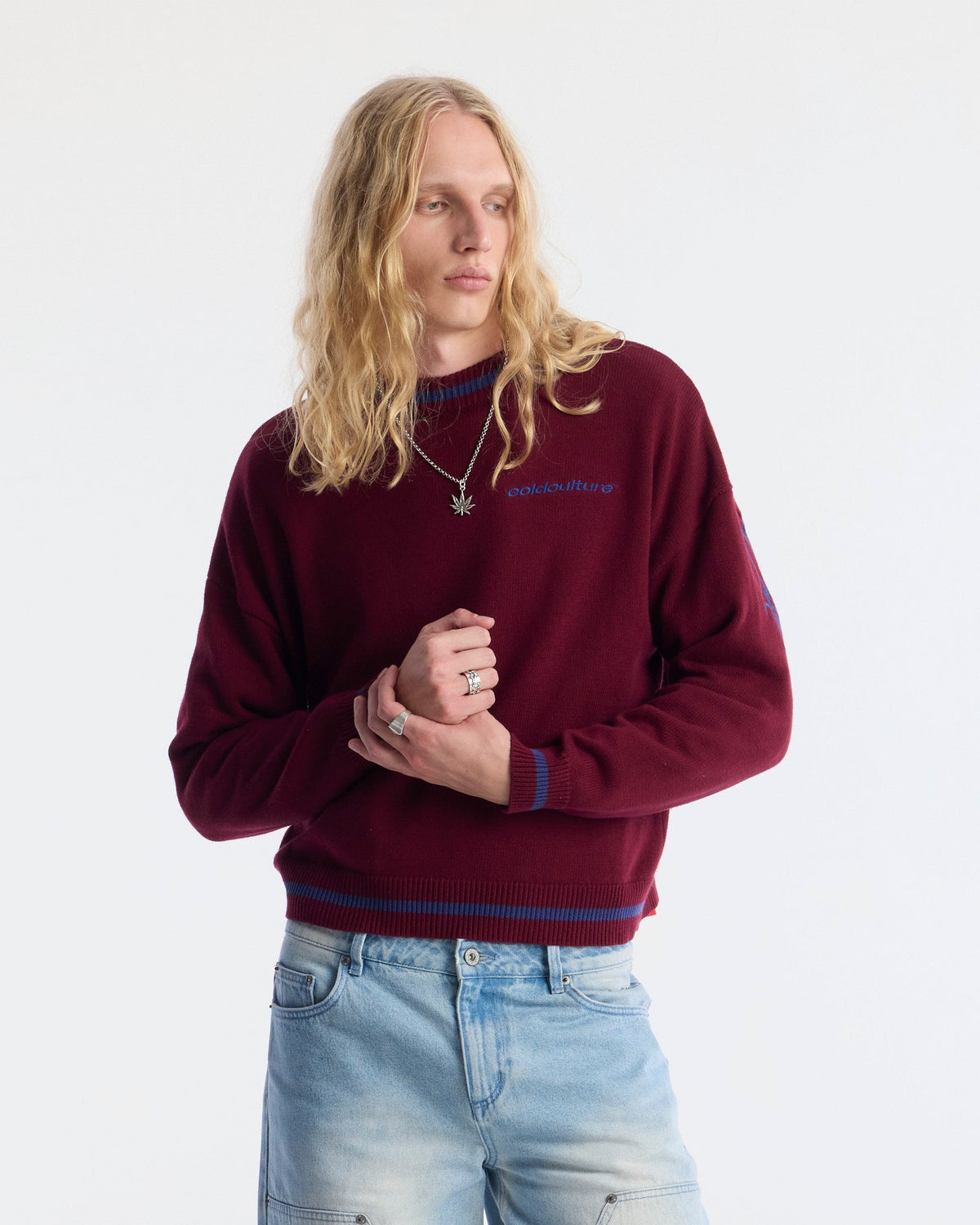 ARCHIVE GOTHIC KNIT RED - Cold Culture