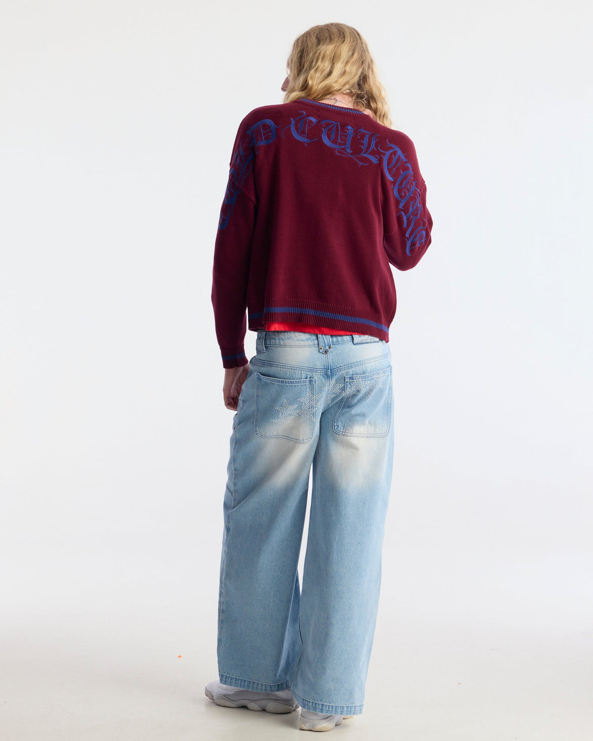 ARCHIVE GOTHIC KNIT RED - Cold Culture
