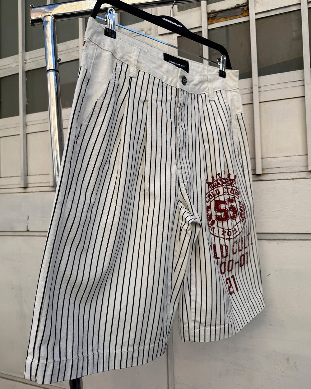 ARMED SAILOR V2 SHORTS WHITE - Cold Culture