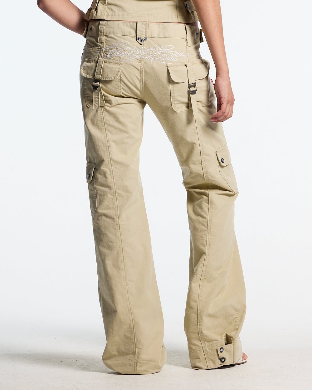 ARMY SCRIPT PANTS MILITARY GREEN - Cold Culture