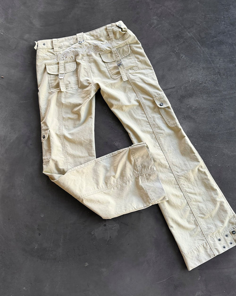 ARMY SCRIPT PANTS MILITARY GREEN - Cold Culture