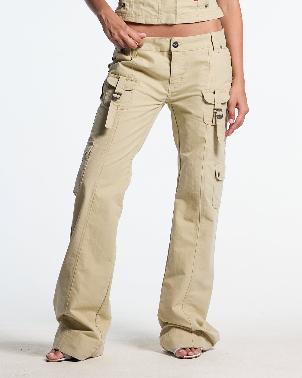 ARMY SCRIPT PANTS MILITARY GREEN - Cold Culture