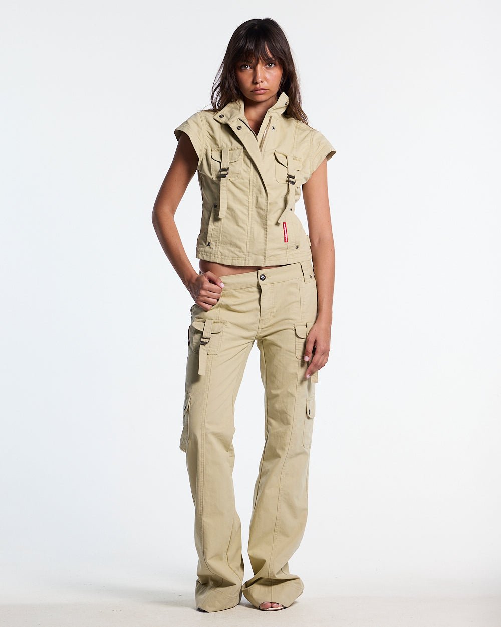 ARMY SCRIPT SHIRT MILITARY GREEN - Cold Culture