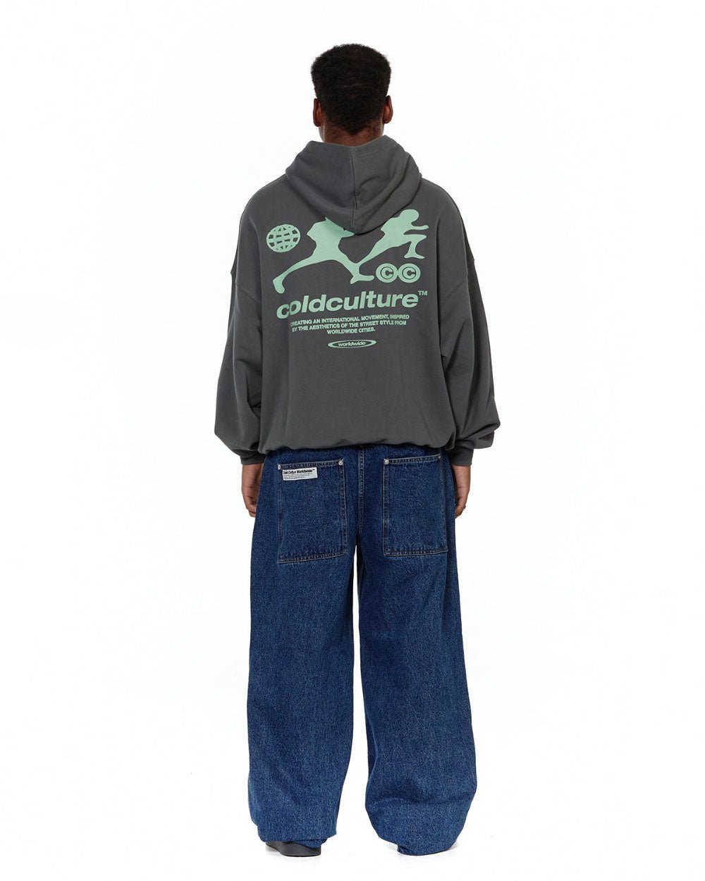 ARRIVING LATE HOODIE GREY