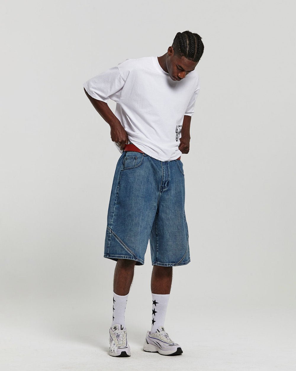 ASSEMBLY V2 SHORTS ACID BLUE DENIM - COLD CULTURE