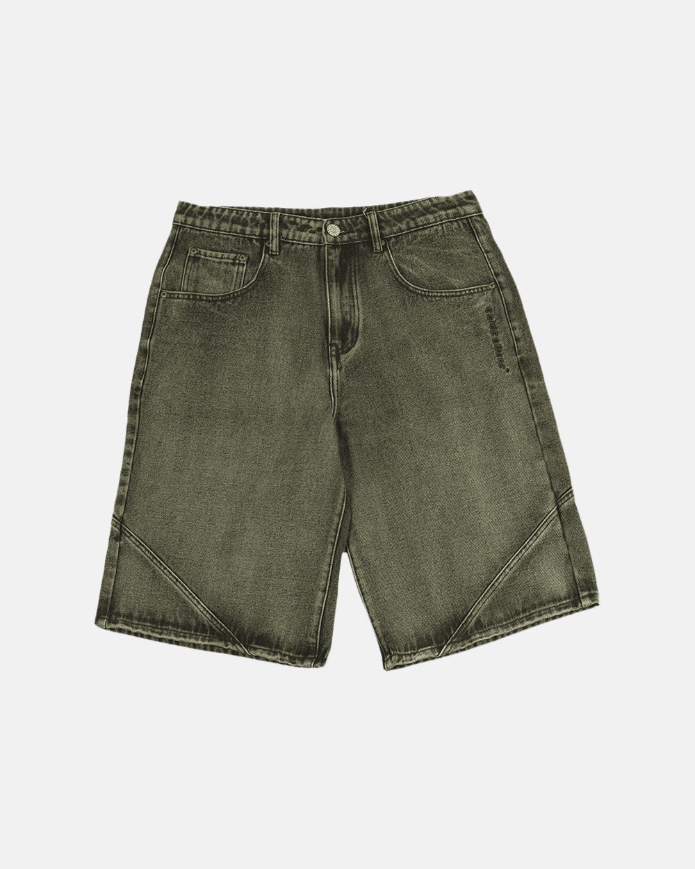 ASSEMBLY V2 SHORTS ACID GREEN DENIM - COLD CULTURE