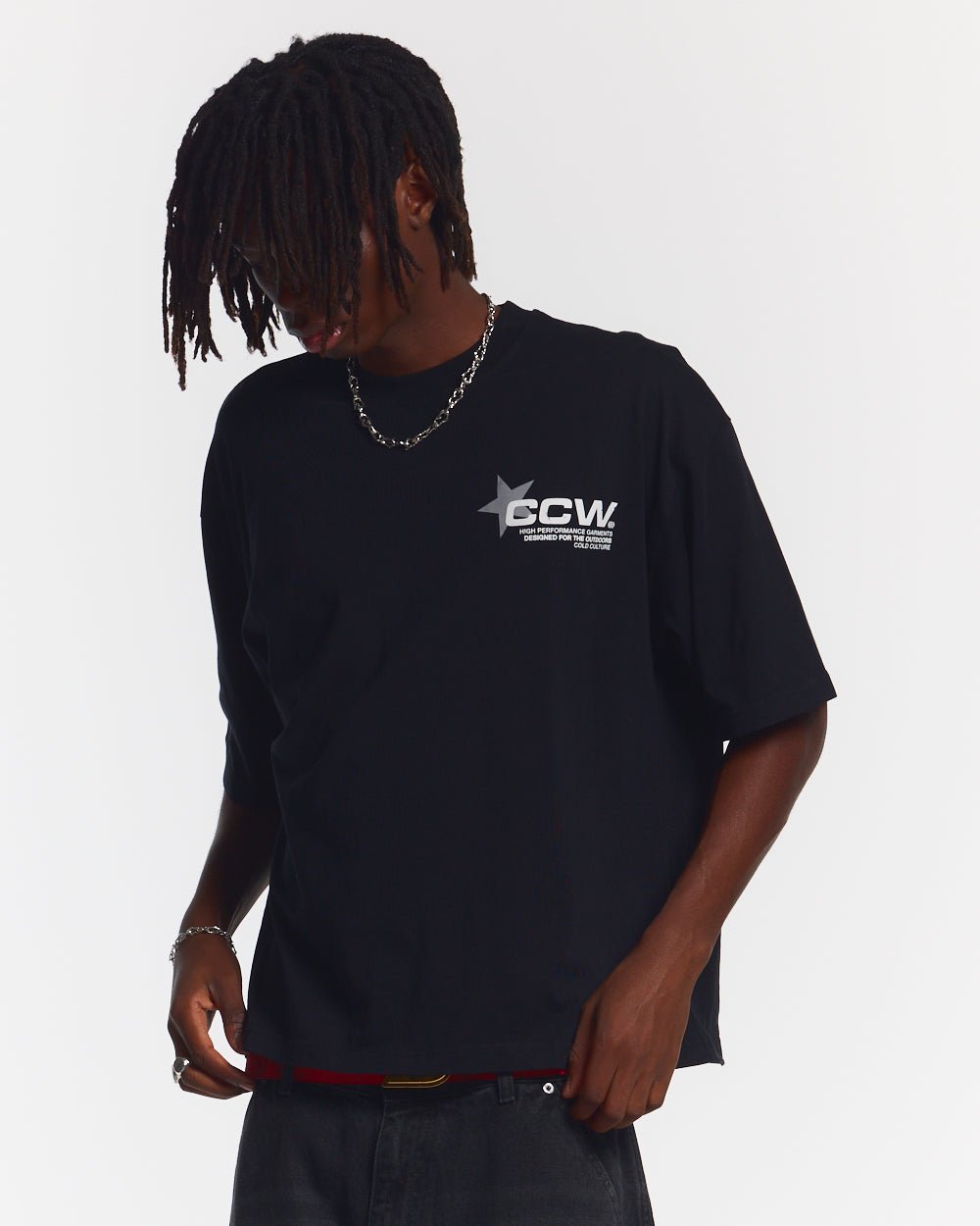 ASTRO TEE BLACK - COLD CULTURE
