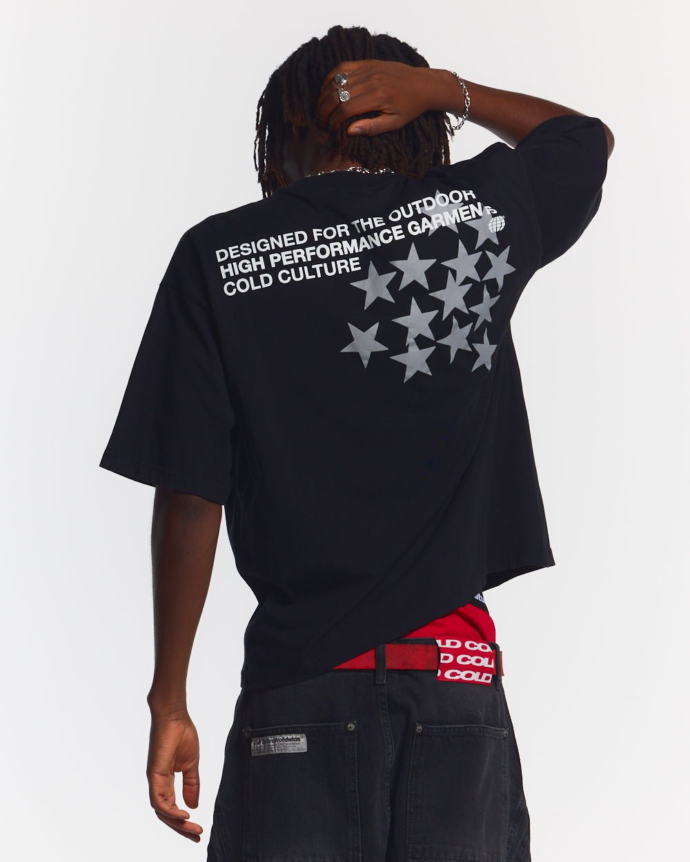ASTRO TEE BLACK - COLD CULTURE