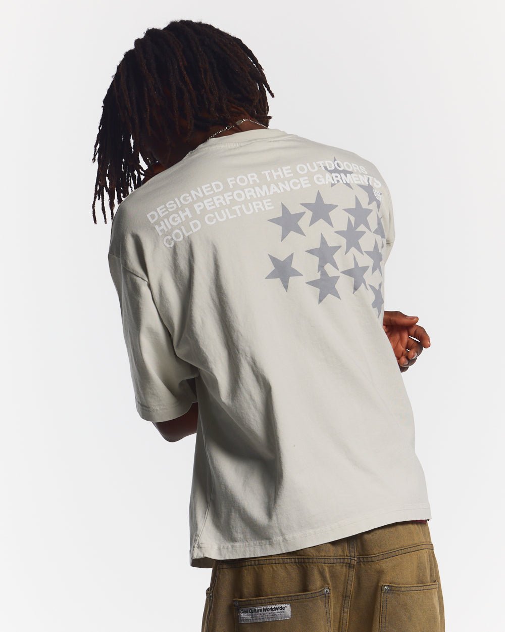 ASTRO TEE LIGHT GREY - COLD CULTURE
