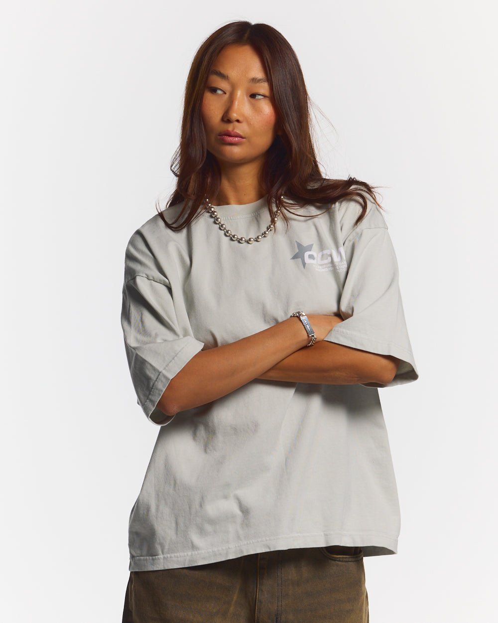 ASTRO TEE LIGHT GREY - COLD CULTURE