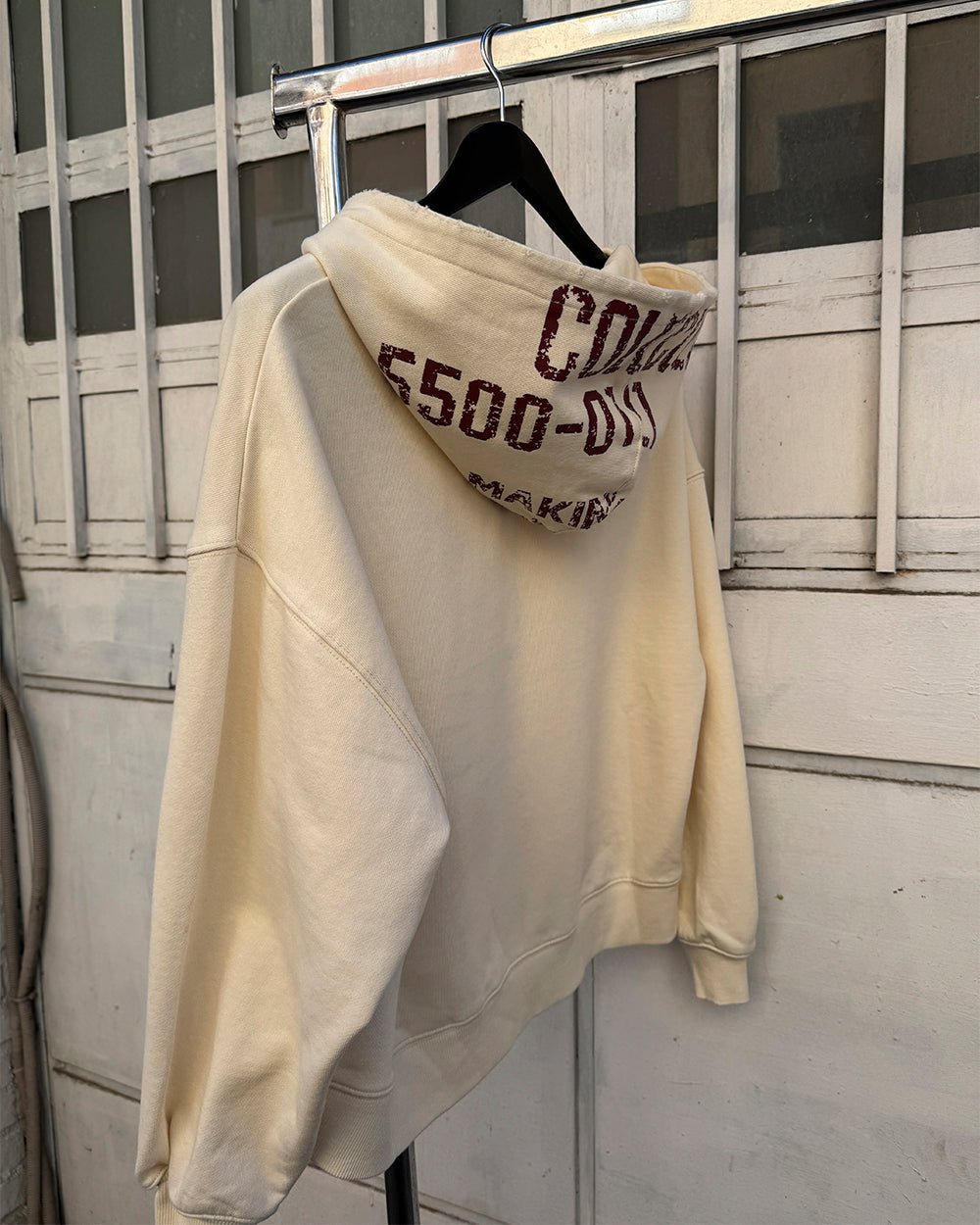 AVIATOR ZIP HOODIE WHITE - Cold Culture