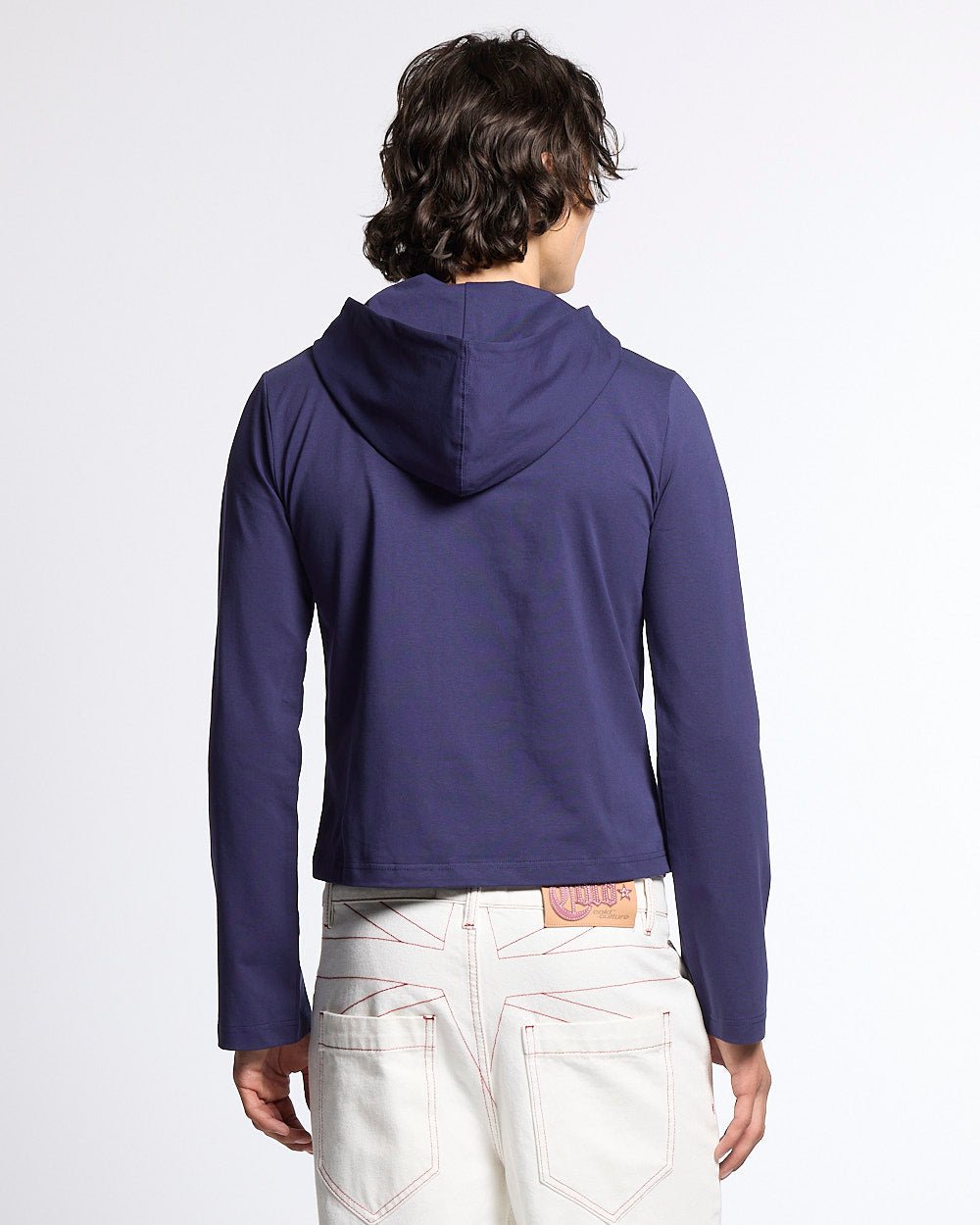 BABY SCRIPT HOODIE BLUE - Cold Culture