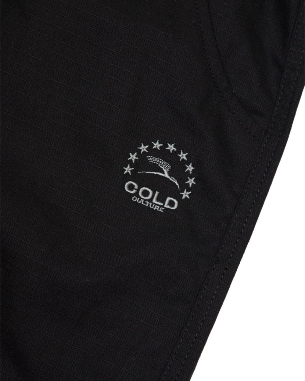 BAGGY RIPSTOP SHORTS BLACK - COLD CULTURE