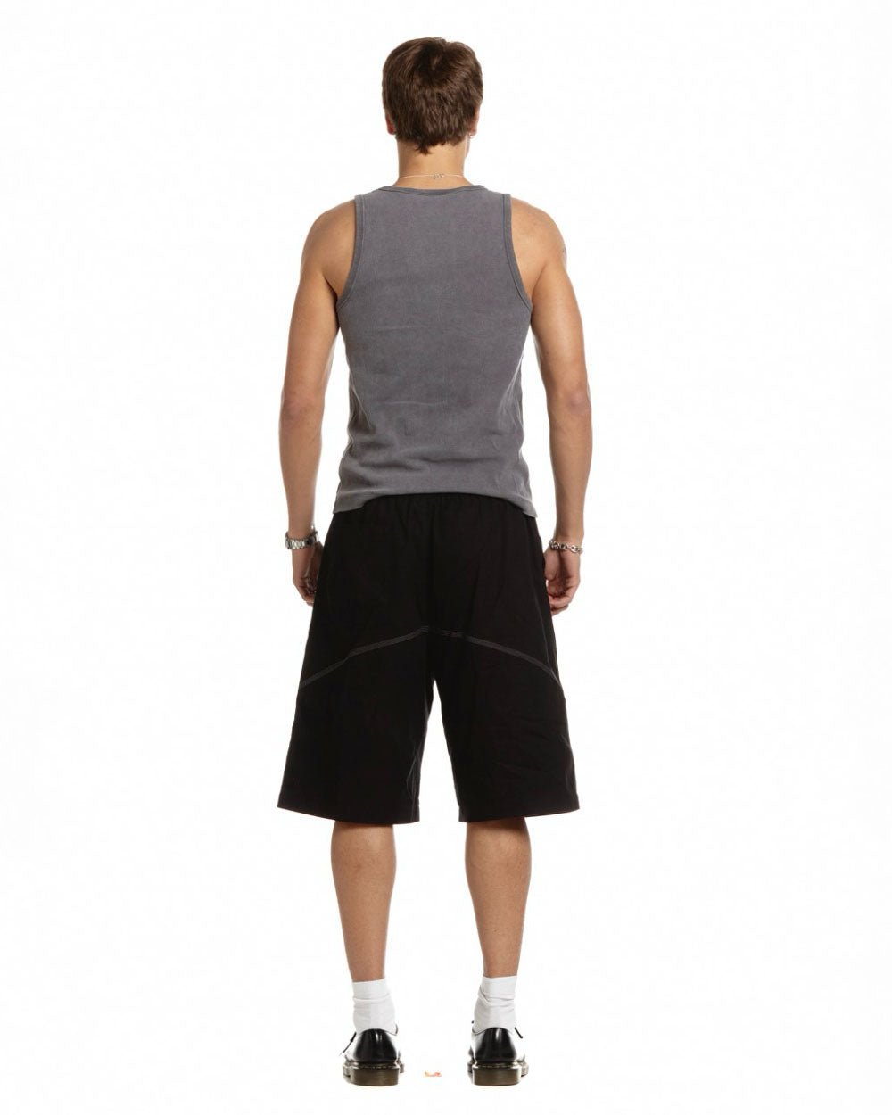 BAGGY RIPSTOP SHORTS BLACK - COLD CULTURE