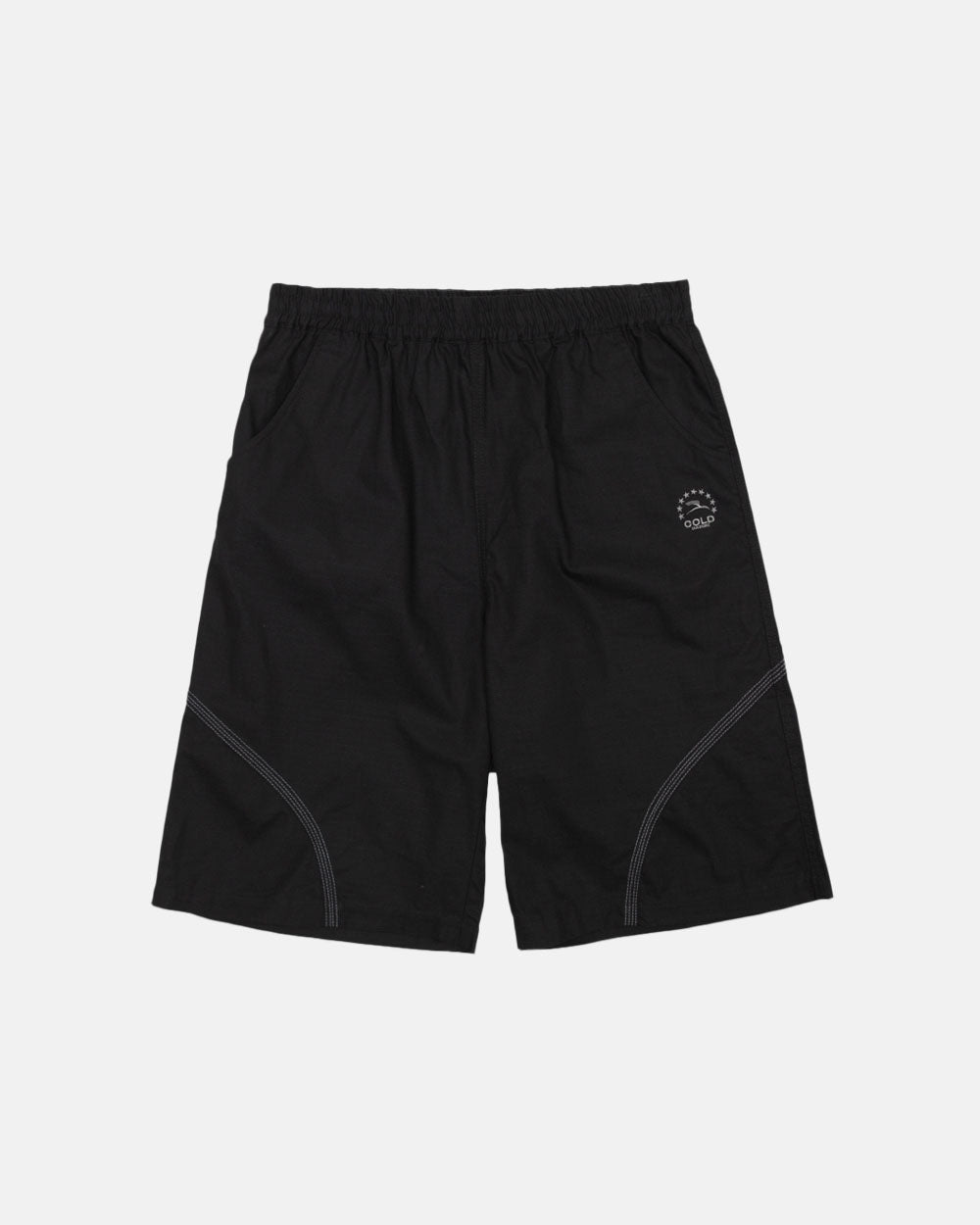 BAGGY RIPSTOP SHORTS BLACK - COLD CULTURE