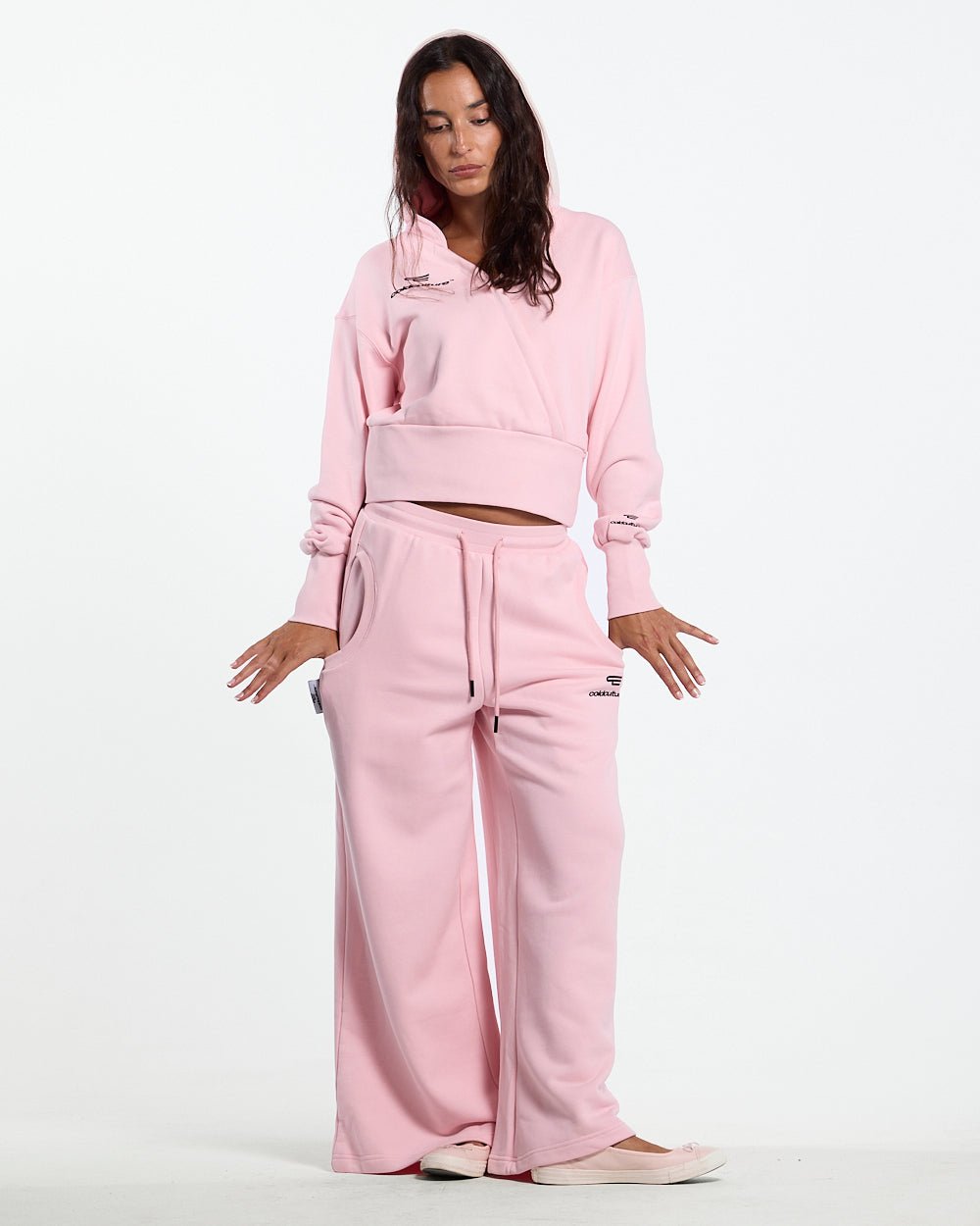 BALLET HOODIE BABY PINK - Cold Culture