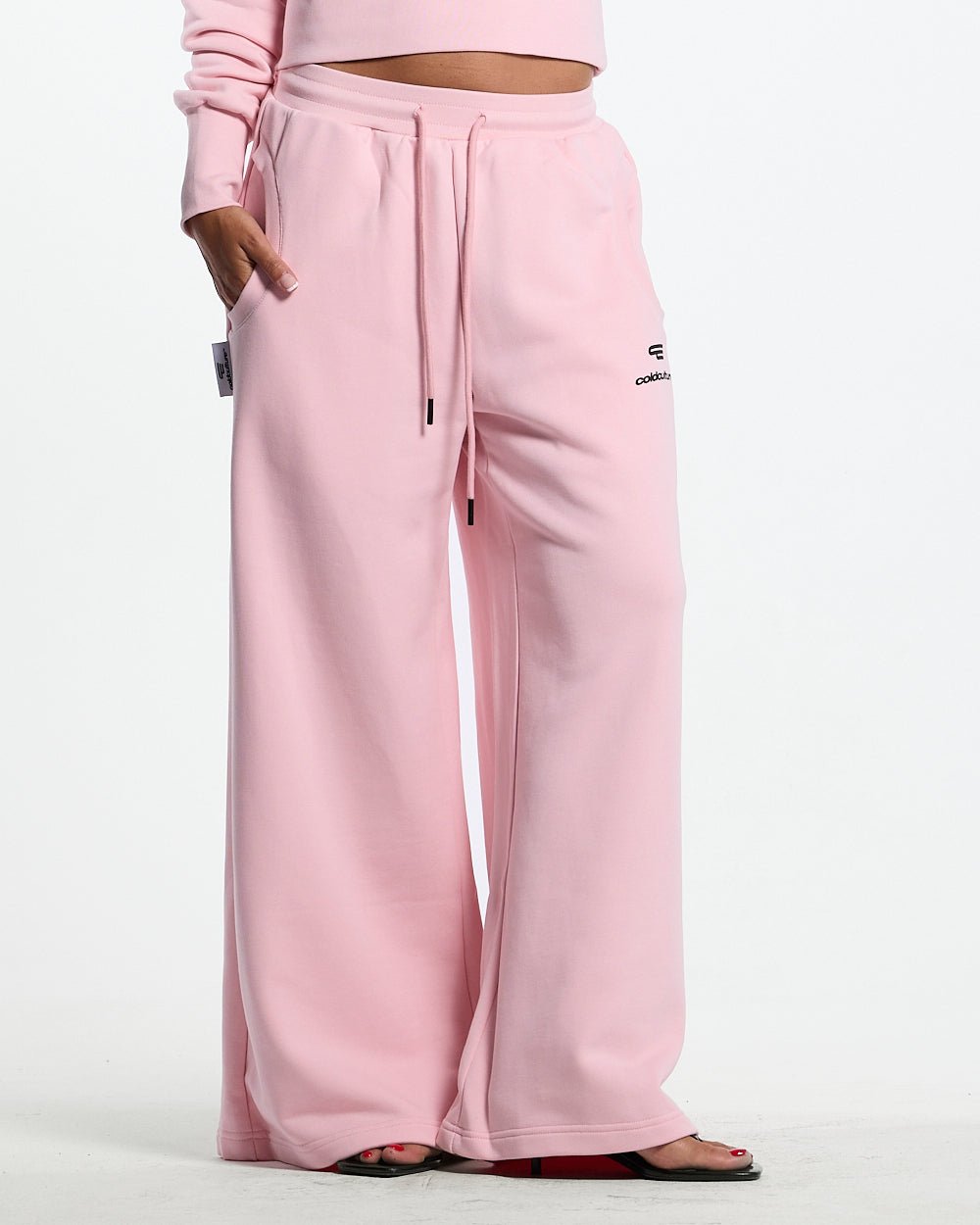 BALLET SWEATPANTS BABY PINK - Cold Culture