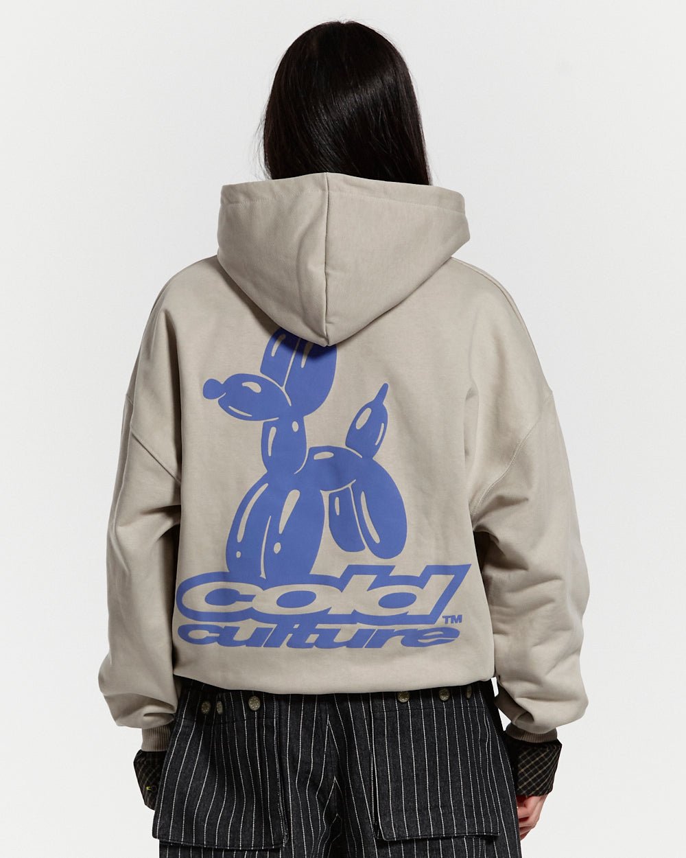 BALLOON DOG HOODIE MEDIUM BROWN - COLD CULTURE