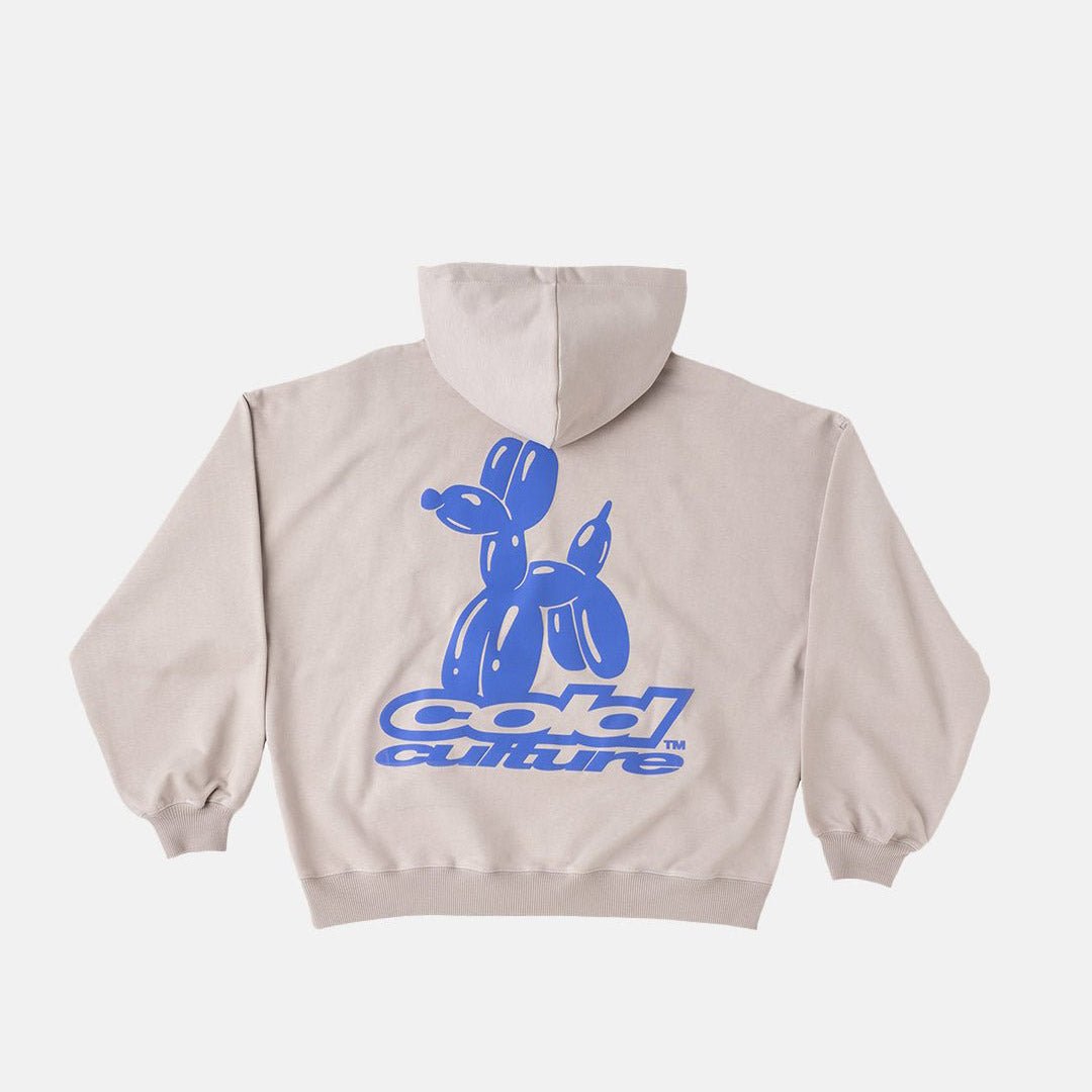 BALLOON DOG HOODIE MEDIUM BROWN - Cold Culture