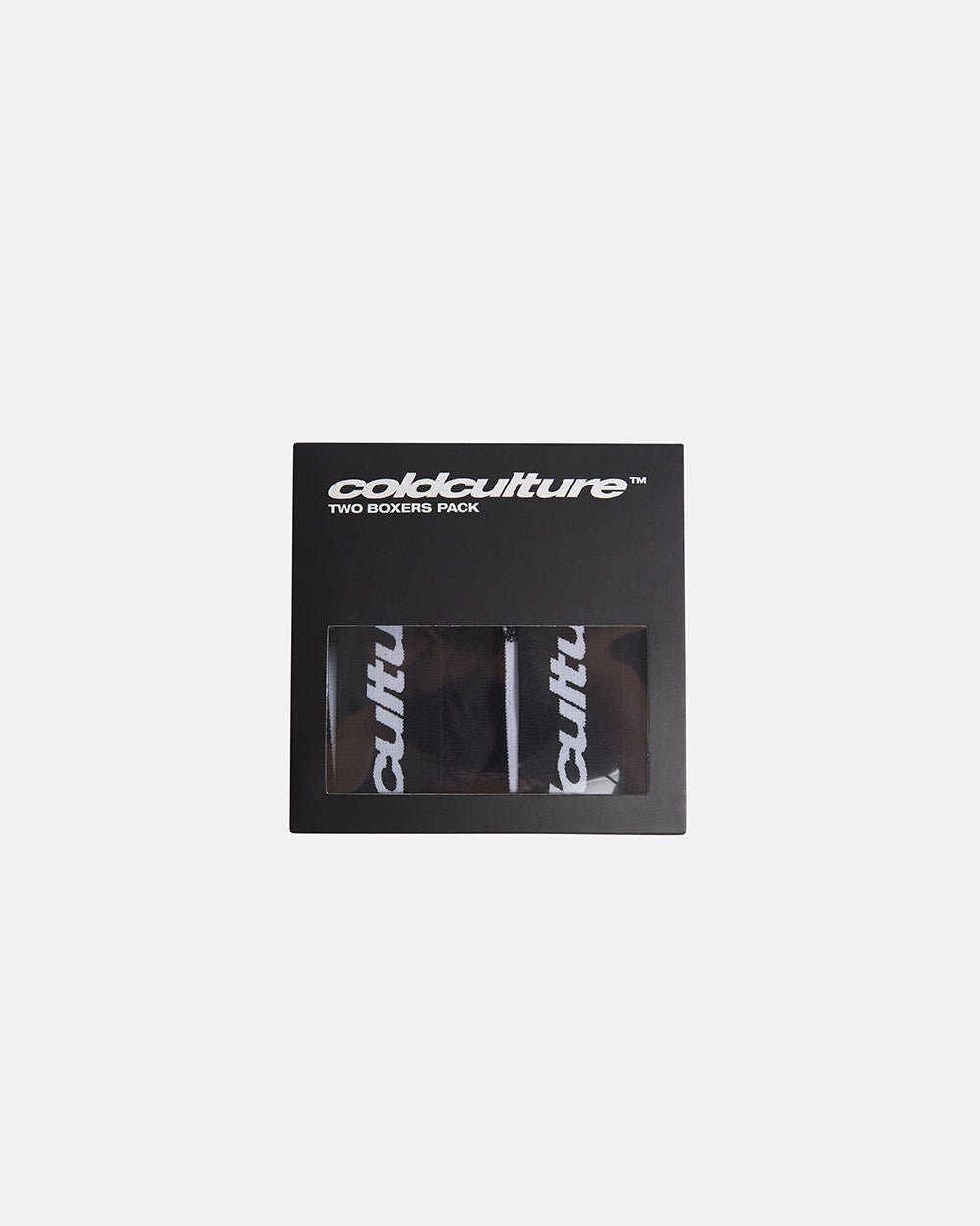 BASIC BOXERS PACK BLACK - COLD CULTURE