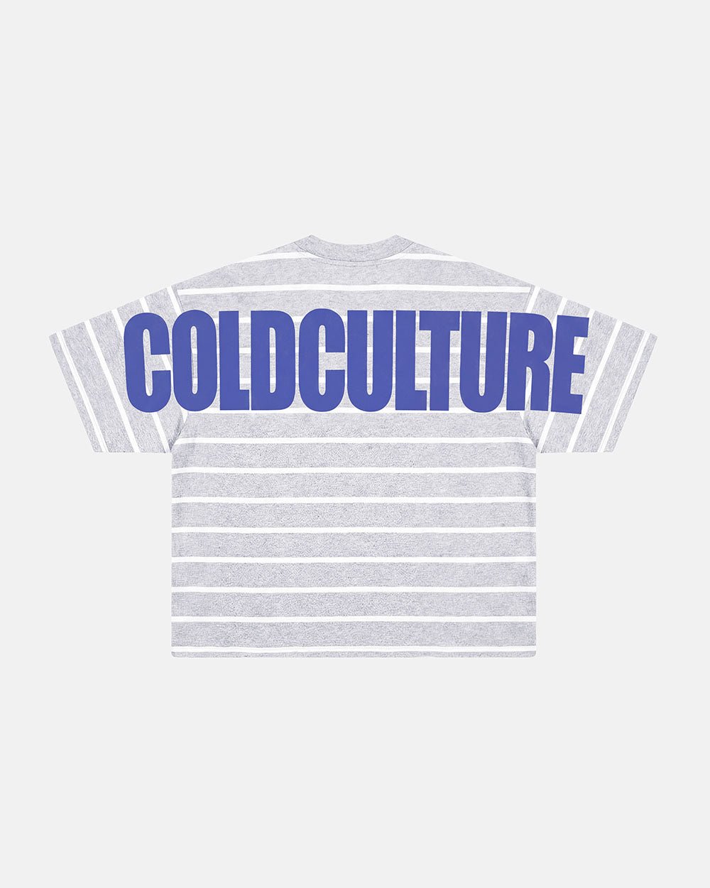 BAY STRIPE TEE GREY - Cold Culture