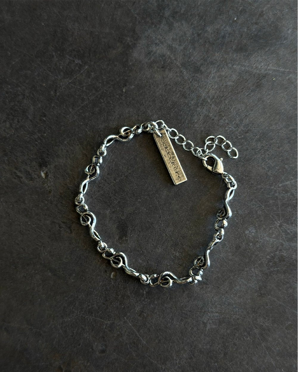 BEAT IT BRACELET SILVER - Cold Culture