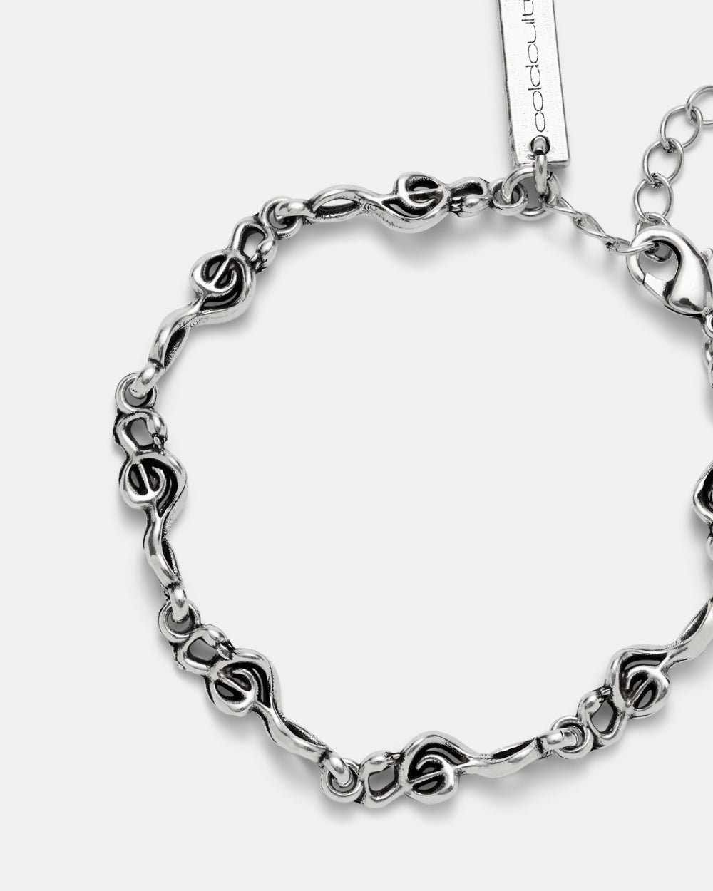 BEAT IT BRACELET SILVER - Cold Culture