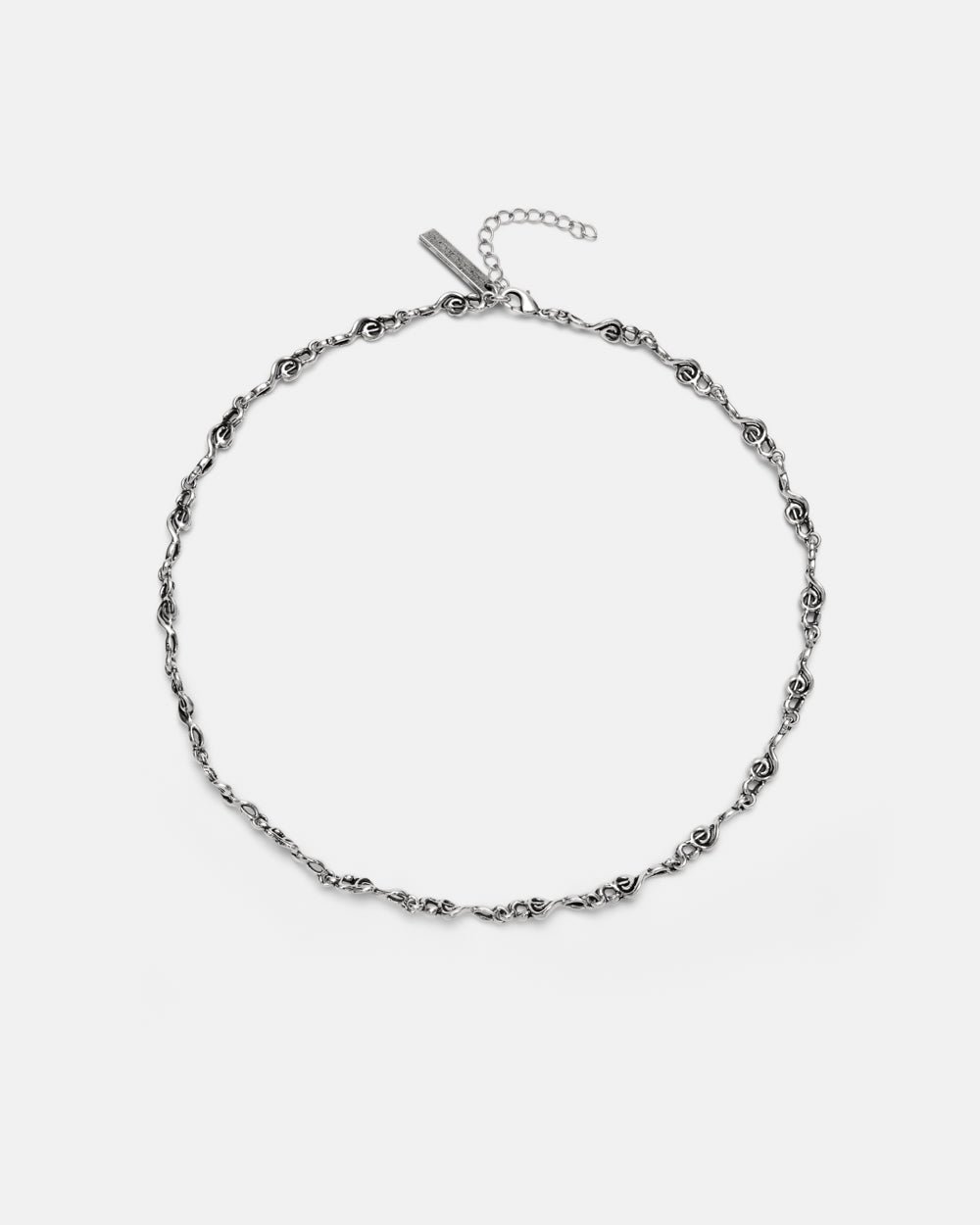 BEAT IT NECKLACE SILVER - Cold Culture