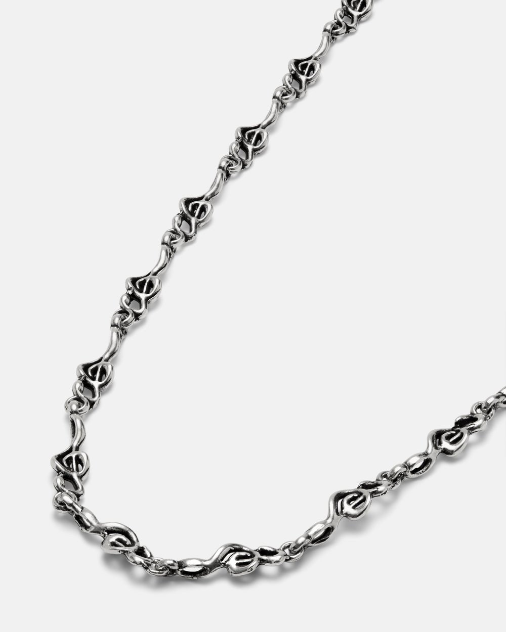 BEAT IT NECKLACE SILVER - Cold Culture