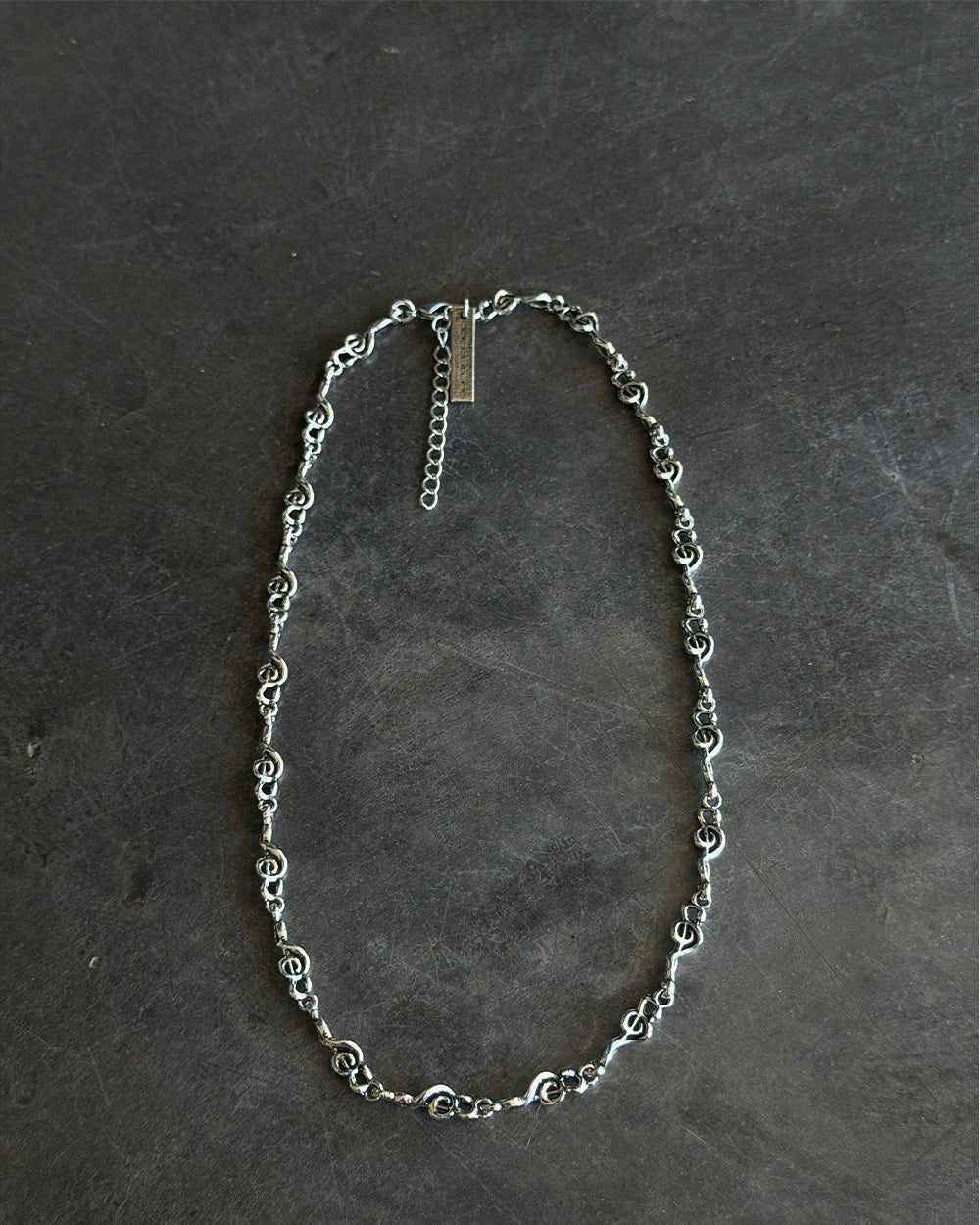 BEAT IT NECKLACE SILVER - Cold Culture