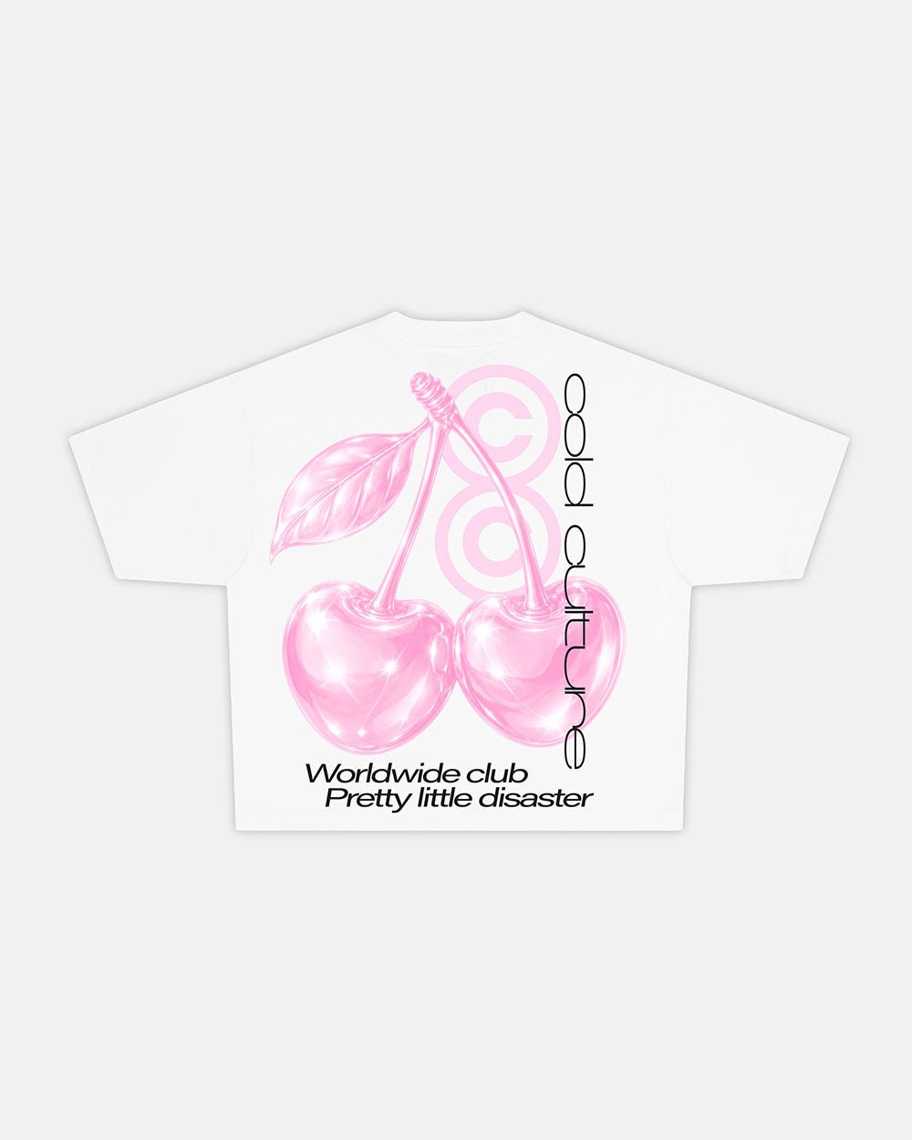 BERRY TEE WHITE - Cold Culture
