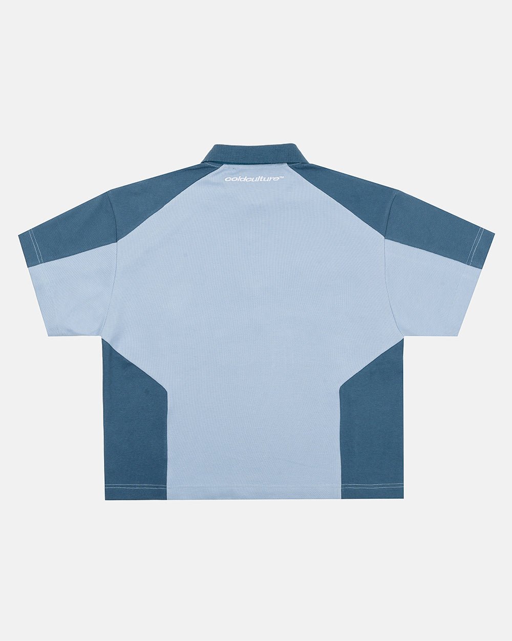 BIKER POLO LIGHT BLUE - Cold Culture