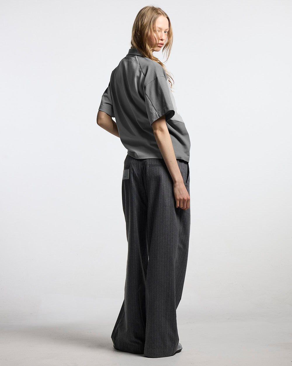 BIKER POLO LIGHT GREY - Cold Culture