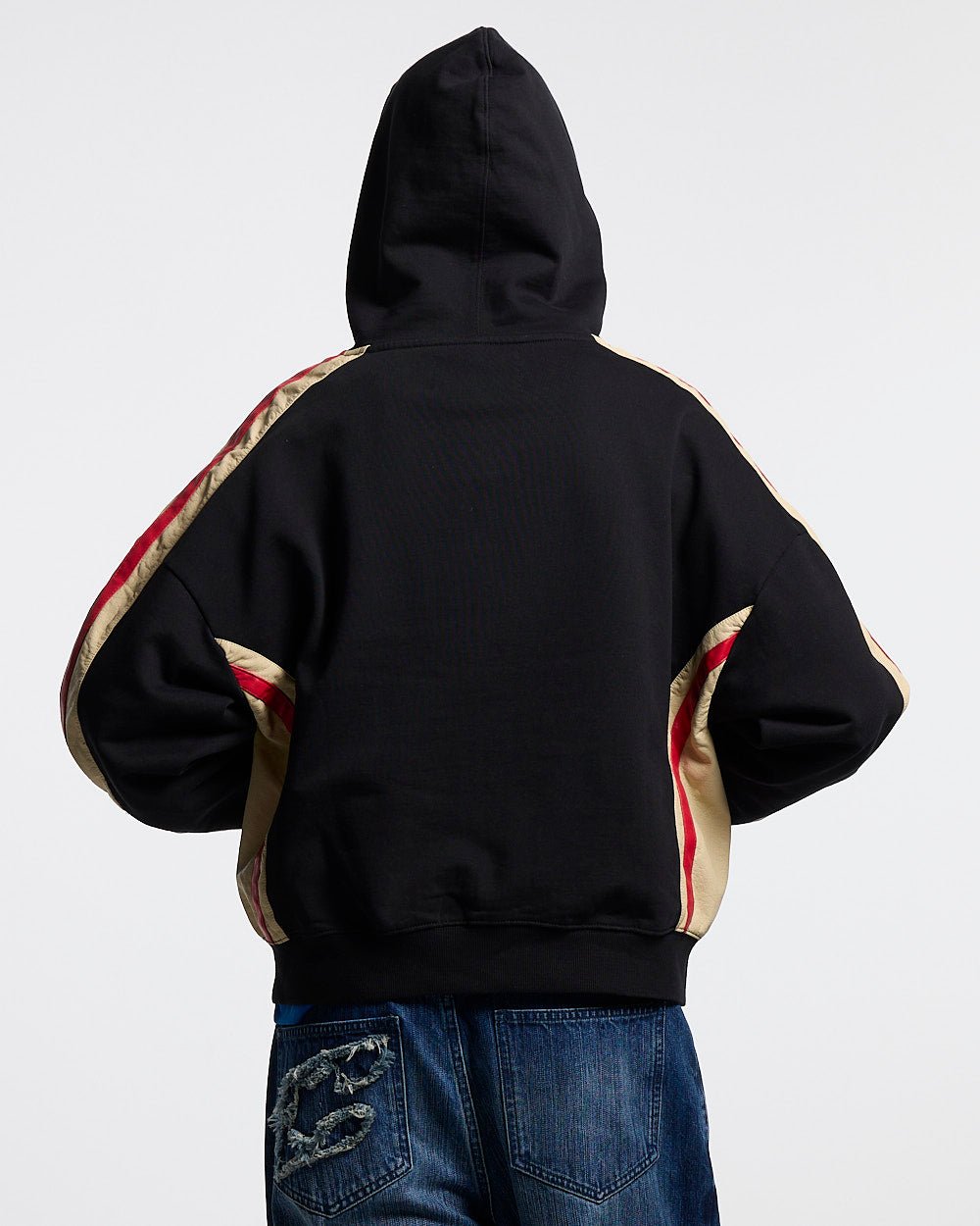 BIKER ZIP HOODIE BLACK - Cold Culture