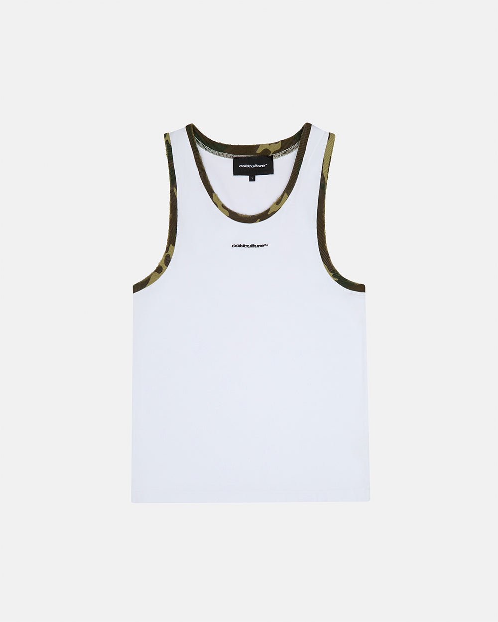 BLACK OPS TANK TOP WHITE - Cold Culture