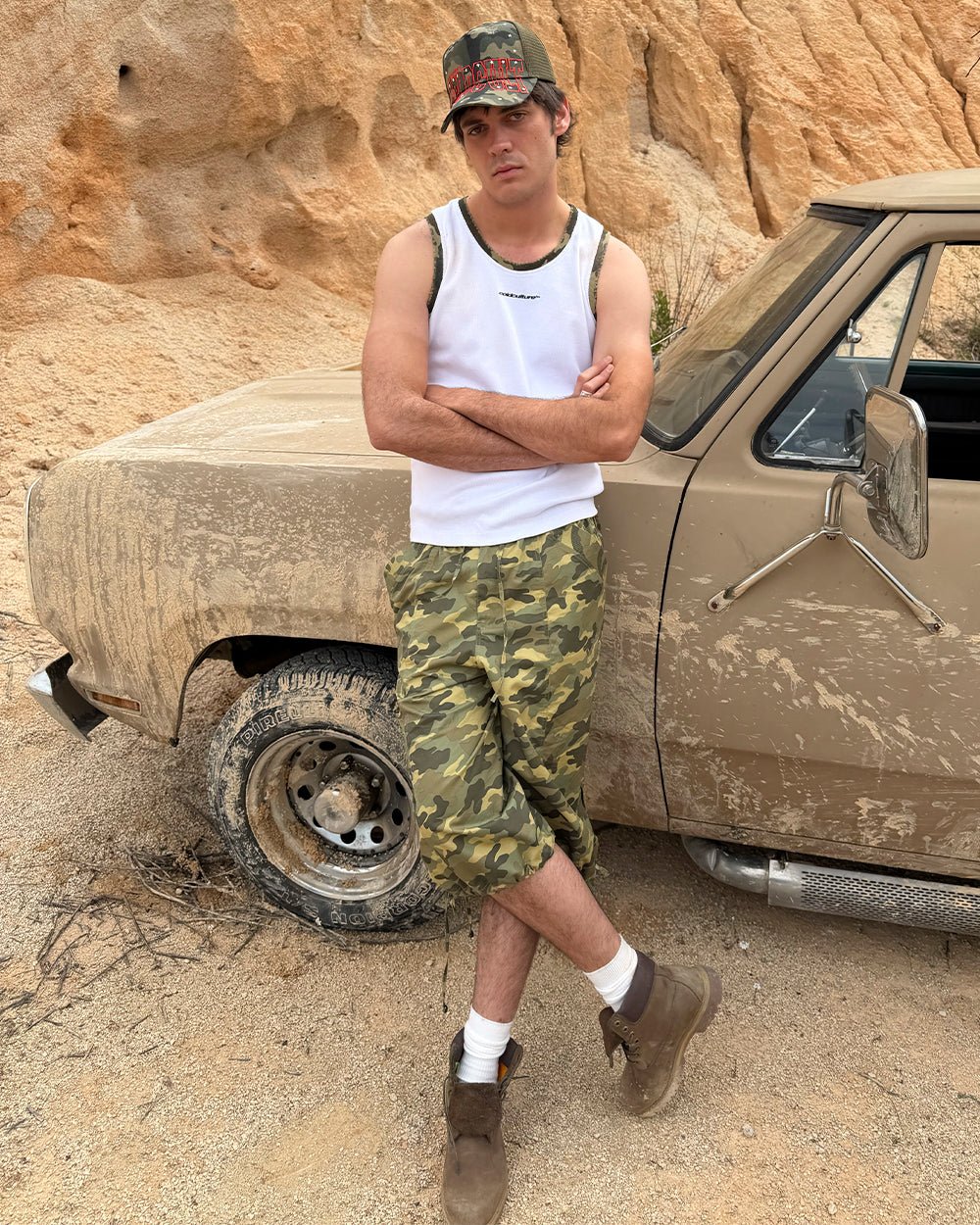 BLACK OPS TANK TOP WHITE - Cold Culture