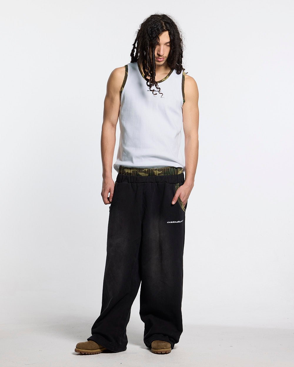 BLACK OPS TANK TOP WHITE - Cold Culture