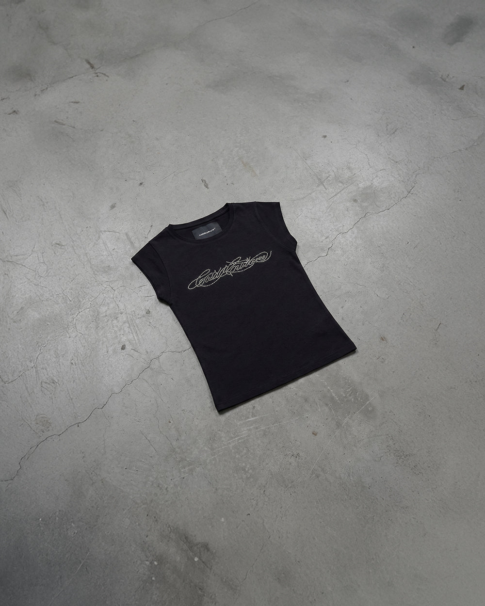 BLING BABY TEE BLACK - Cold Culture