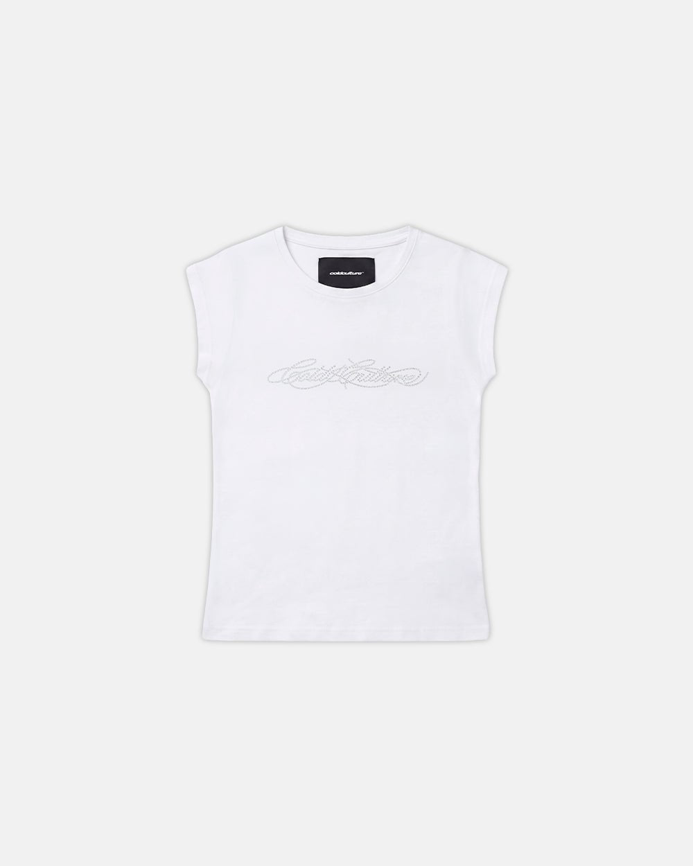 BLING BABY TEE WHITE - Cold Culture